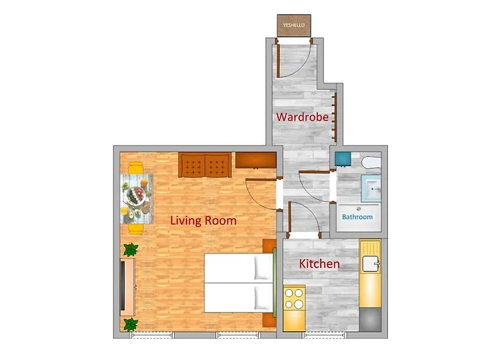 Apartment Yeshello Near Station
